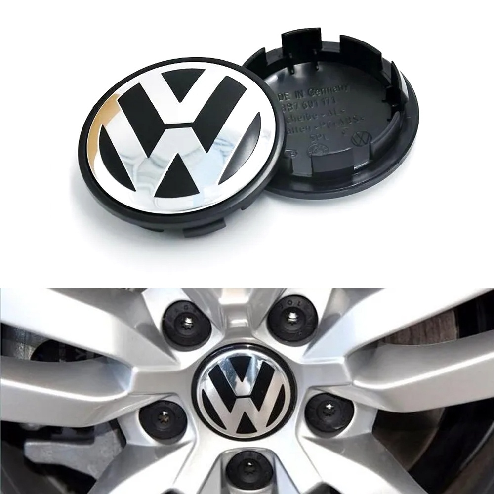 Volkswagen Vw Radnabenkappen / Autoemblem, 4er-set, 63