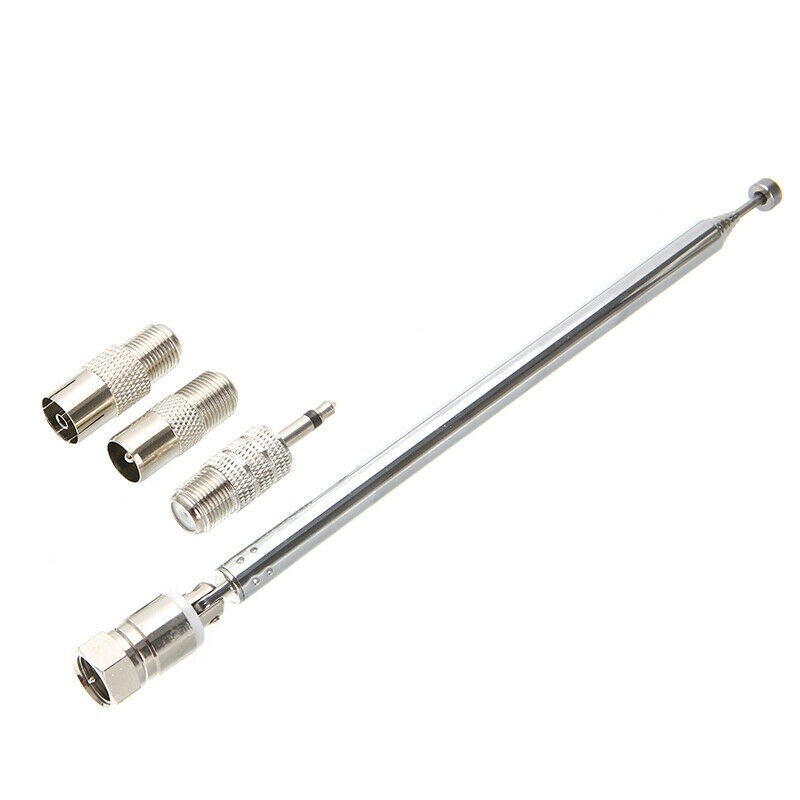 Teleskop-fm-radioantenne, F-stecker, 75 Ohm