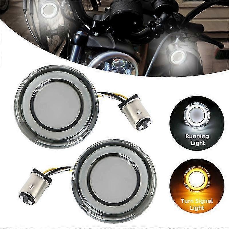 1157 Bullet Style Led-frontblinker Für Harley Touring Breakout Cvo Road Glide Fat Boy Softail Motorräder