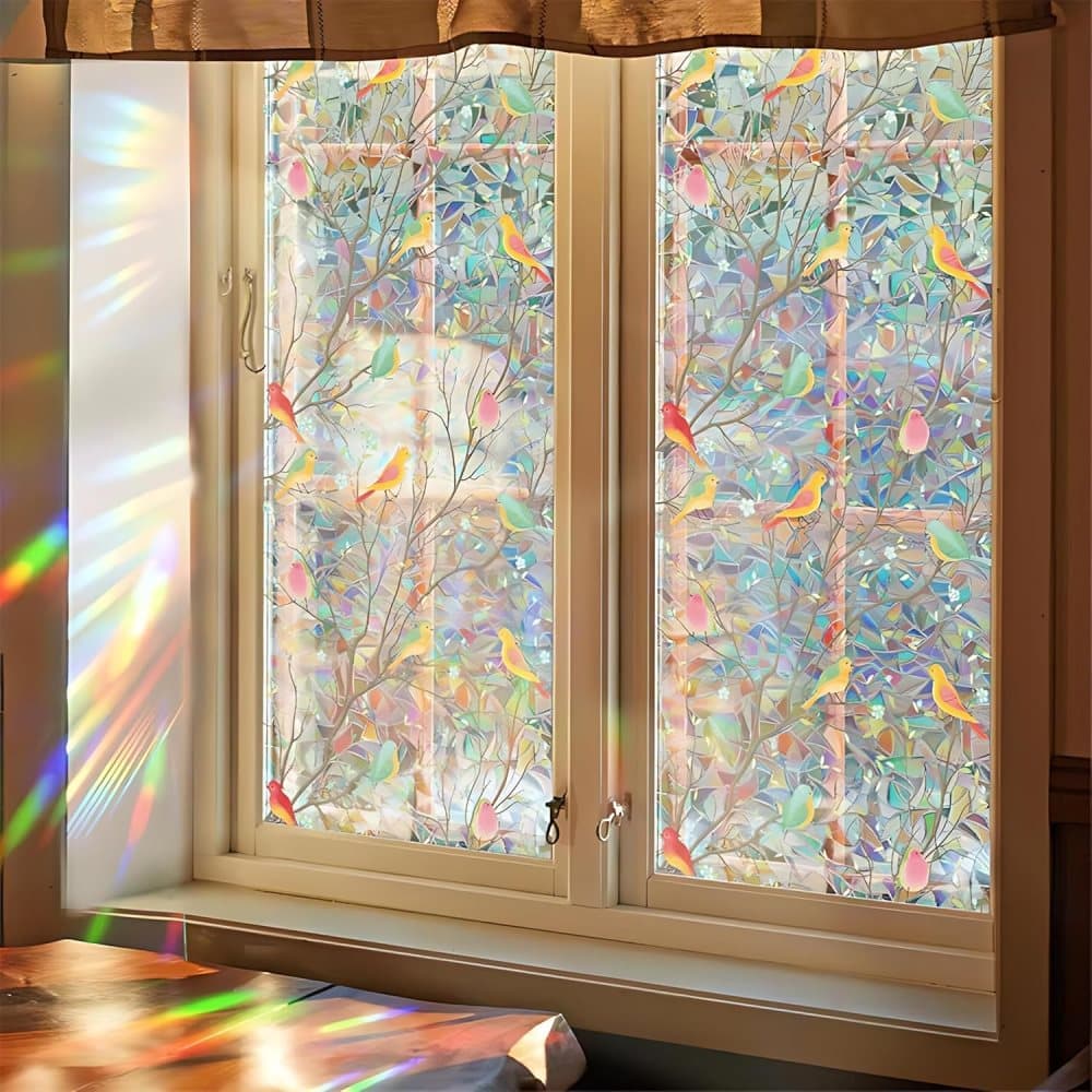 Fensterfolie – Matte, Statische Folie Für Sicht- Und Sonnenschutz, Klebefolie Für Verglasungen