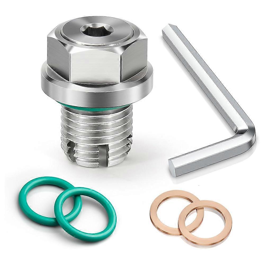 Übergroße Ölablassschraube M14,1-1,5 X 15 Mm, Selbstschneidender Gewindereparatursatz Für Die Ölwanne Aus Edelstahl