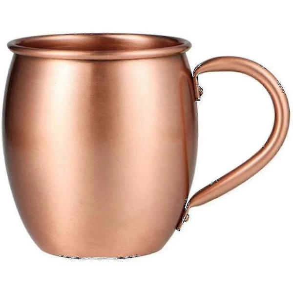 Cocktailbecher Aus Reinem Kupfer Für Moscow Mule (530 Ml), Trompetenform, Colorx, Ideal Für Restaurants Und Bars.