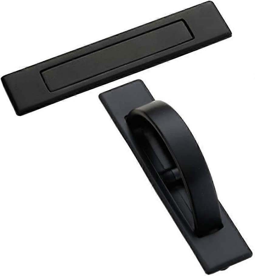 Set Mit 2 Unsichtbaren Griffen Für Schubladen Und Schränke, Schwenkbar, Aus Zinklegierung, Mit Verdeckter Befestigung, Kompatibel Mit Schranktüren, Schränken, Tatami-matten Und Schubladen (nod