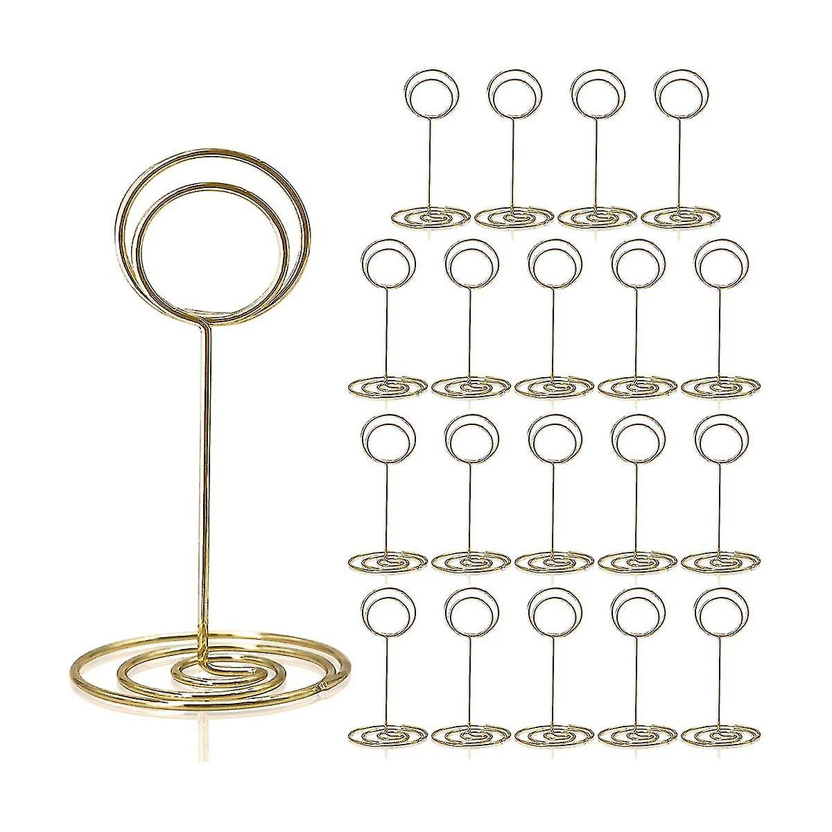Tischkartenhalter (20 Stück) - 8,5 Cm (3,35 Zoll) Große Platzkartenhalter, Geeignet Für Hochzeiten, Abschlussfeiern Und Empfänge.