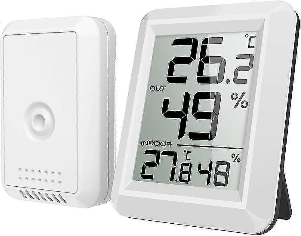 Intelligentes Thermometer, Geeignet Für Den Innen- Und Außenbereich – Mit Drahtlosem Außensensor