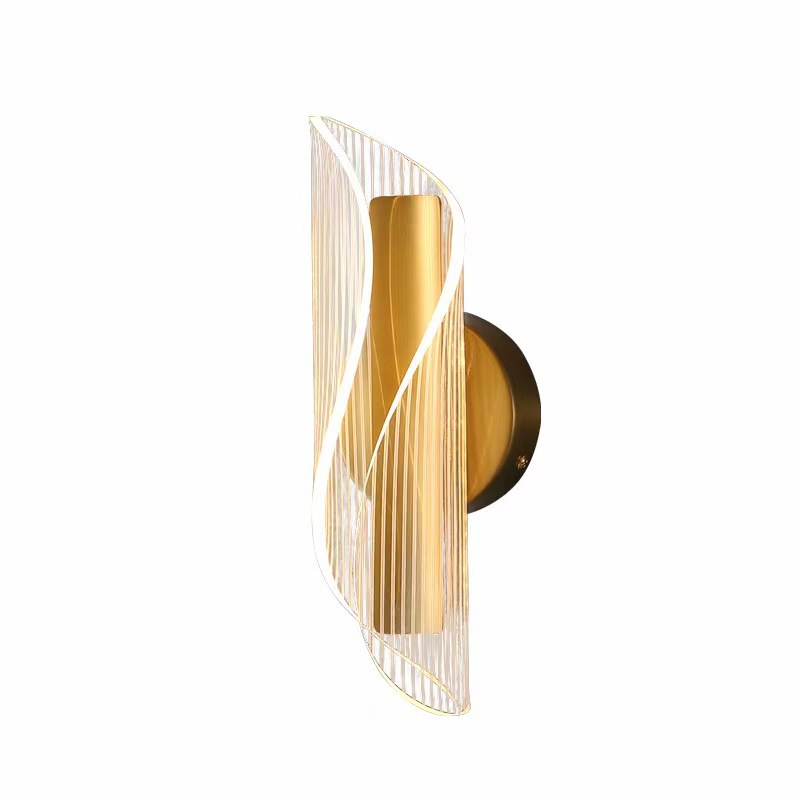 6-w-dimmbare, Dreifarbige Led-wandleuchte Für Den Innenbereich, Aus Acryl