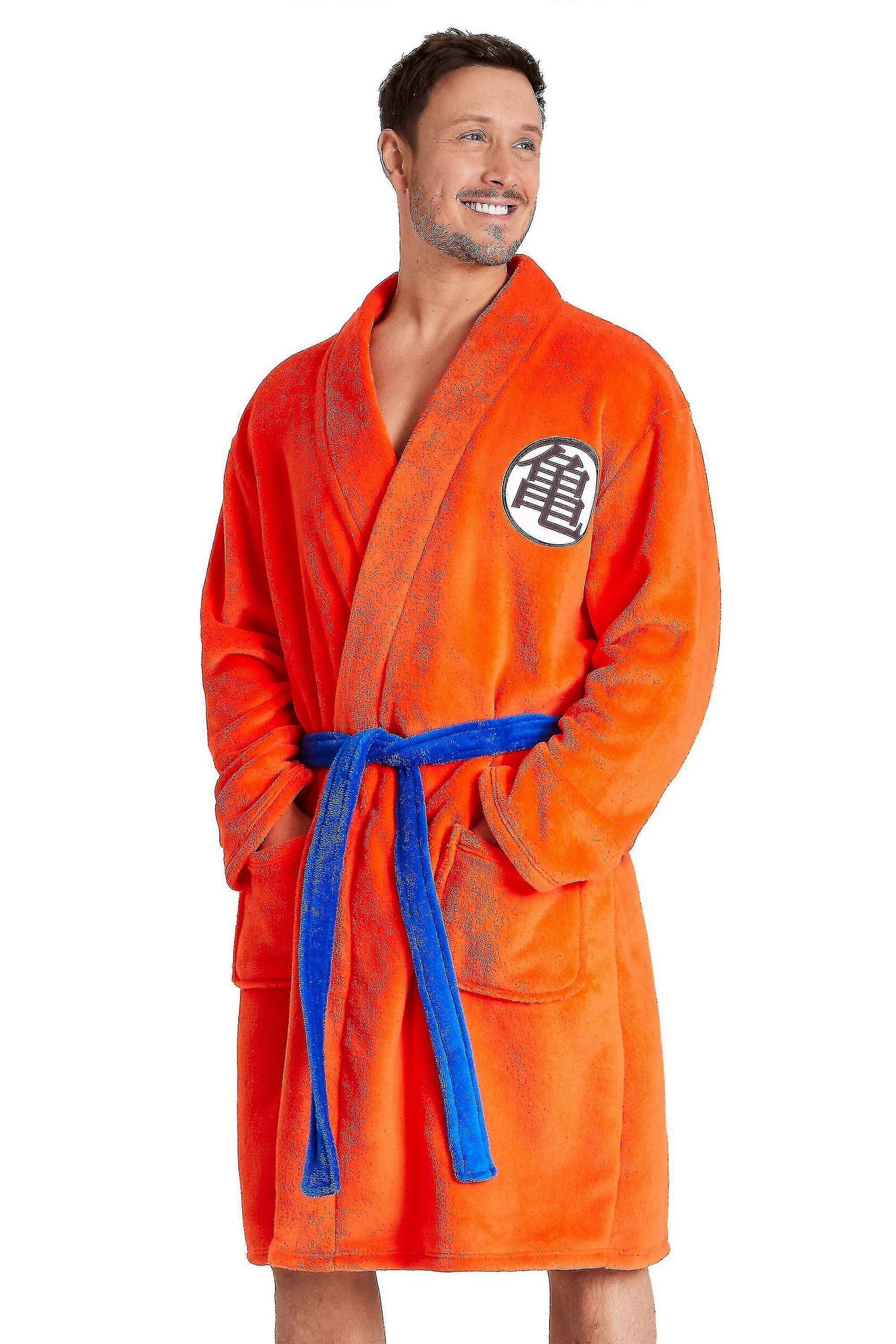Herren-bademantel „dragon Ball Z“ In Orange