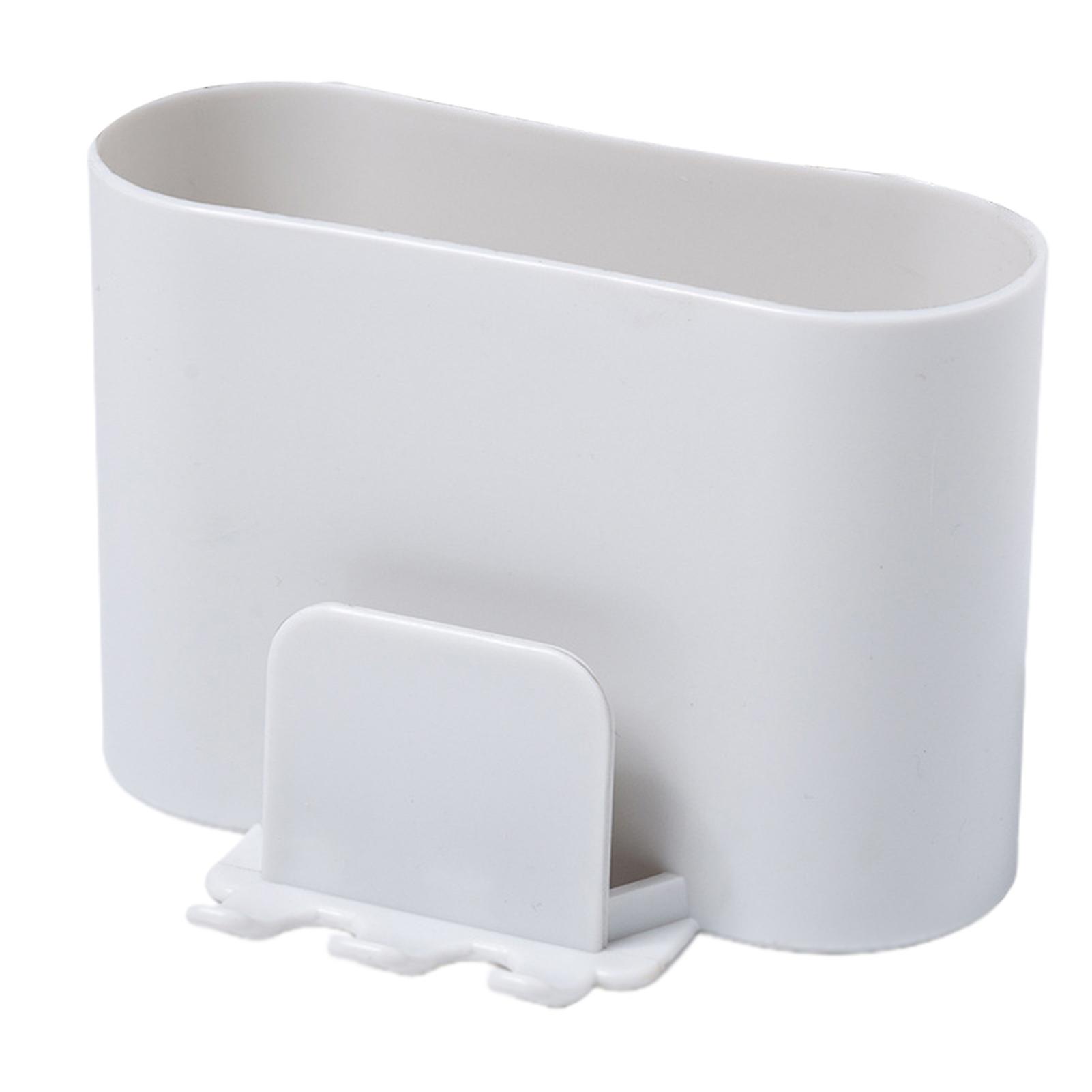 Zahnbürstenhalter Mit Becherhalter, Wandmontierter Zahnpastahalter, Ablagegestell Kompatibel Mit Abfluss.