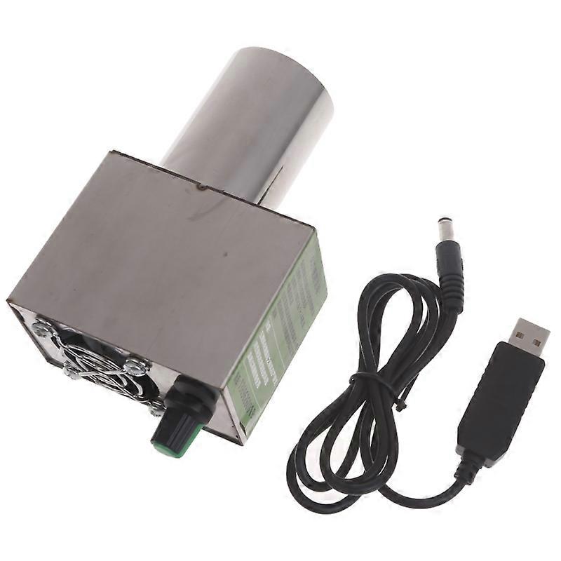 Doppellüfter-kochventilator, Usb 5v/2a, Einstellbare Geschwindigkeit