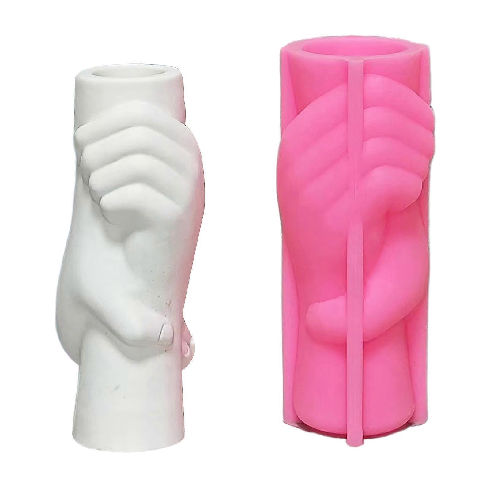 Kreative Vasenform Aus Kunstharz, Silikon-handform Für Beton, Zement Und Gips, Ideal Zur Gestaltung Von Blumenarrangements Und Innendekoration.