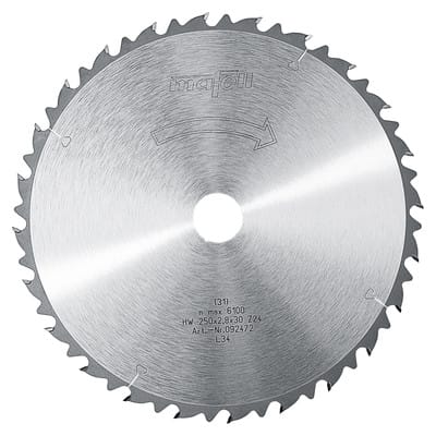 Kreissägeblatt ø250 x 2,8 x 2,0 x 30mm 24WZ