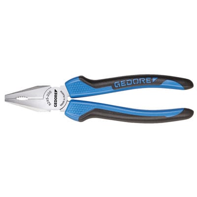 Kombizange, lange Schneiden, 2K-Griff, EURO-Modell, Länge 160mm, 8245-160 JC