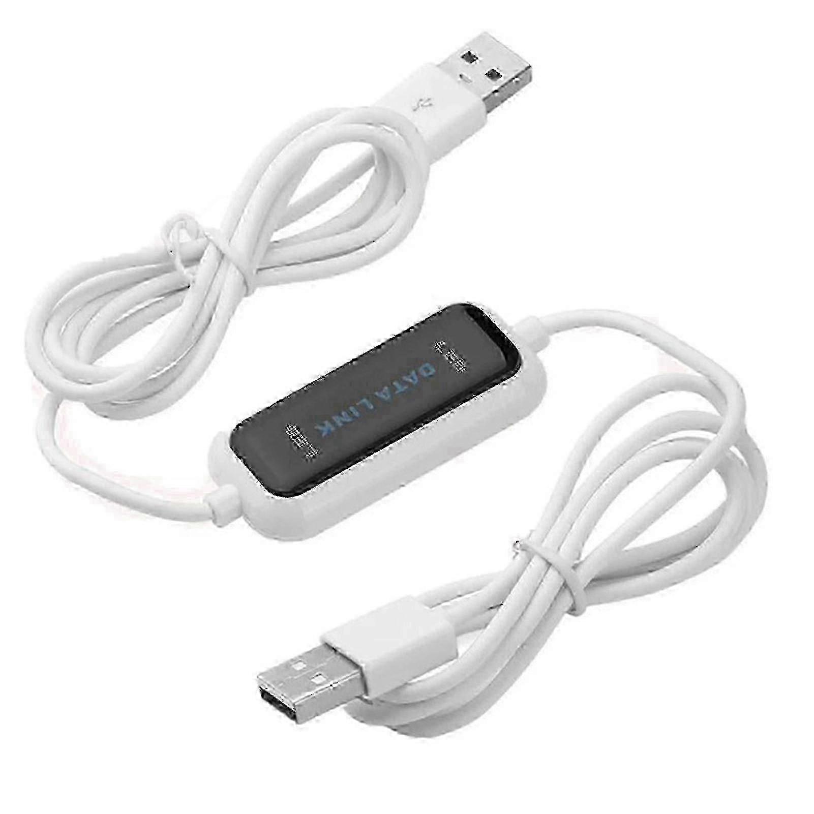 Tragbares Usb-übertragungskabel Für Pc-zu-pc-verbindungen, Online-sharing, Synchronisierung, Direkte Netzwerkverbindung Und Dateiübertragung. Kompatibel Mit Media Bridge, Benutzerfreundlich, Qnzd