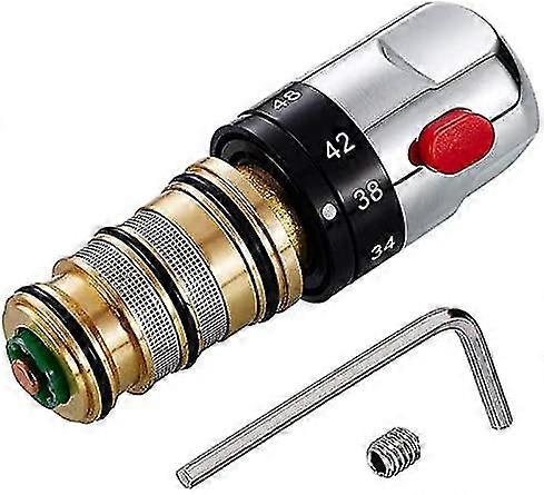 Thermostatische Mischbatterie, Kompatibel Mit Wasser, Thermostatarmatur Aus Massivem Messing