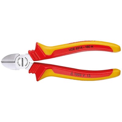 VDE Seitenschneider, isoliert, Elektrik, gehärtet, Länge 140mm, VDE 8314-140 H