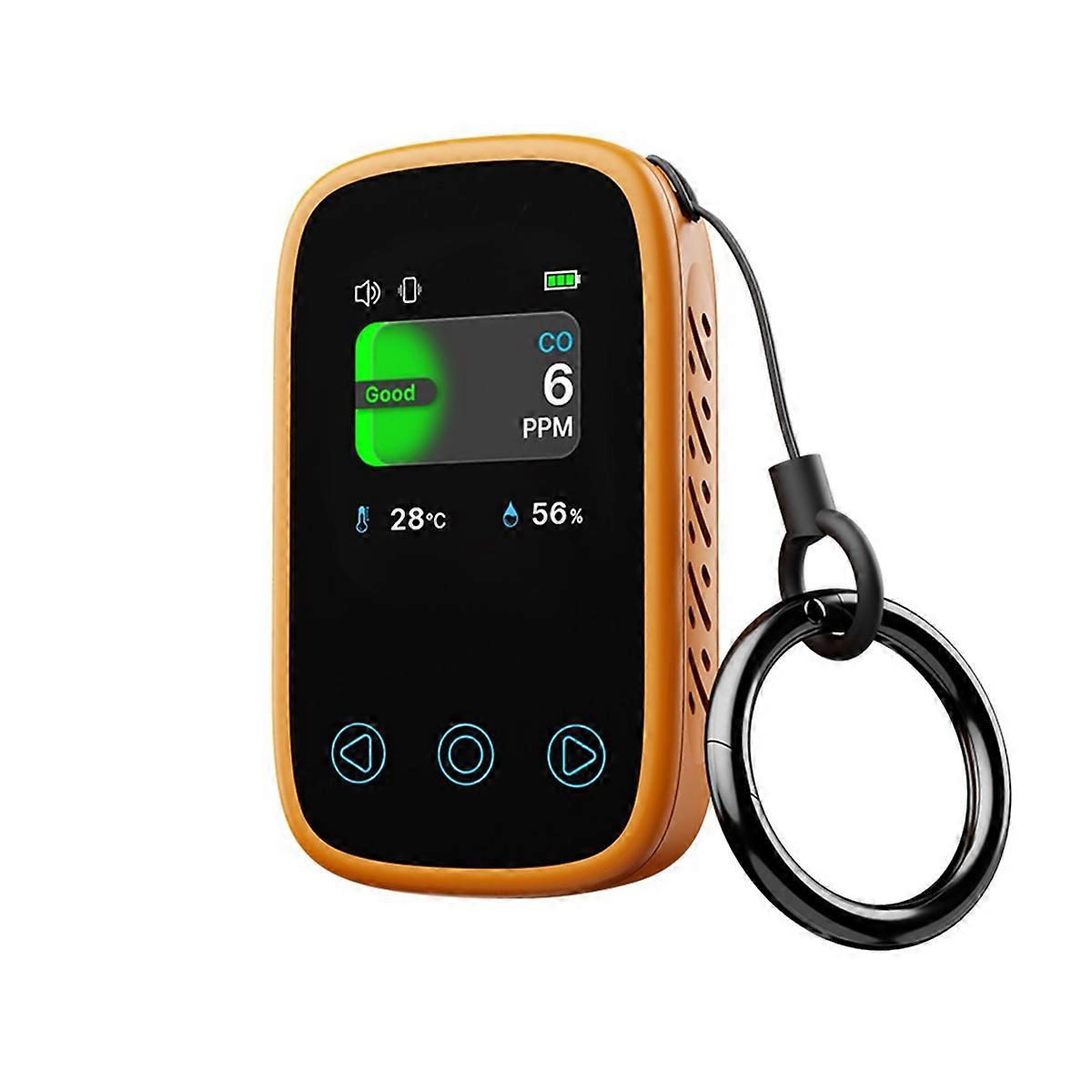 Reise-kohlenmonoxidmelder, Mini-campingalarm Für Zelte, Orange
