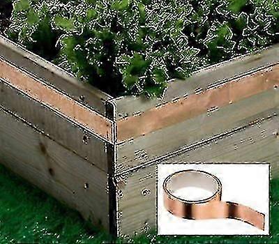 Kupfernes Schneckenabwehrband – 10 Mm Breit – 20 M Rolle