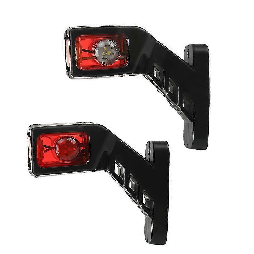 Rote, Weiße Und Gelbe Led-seitenblinker Mit Gummimarkierung, Konturleuchten Für Lkw-anhänger