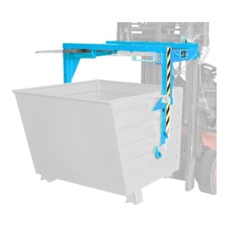 Traverse zum Auskippen BSK 90, blau RAL 5012