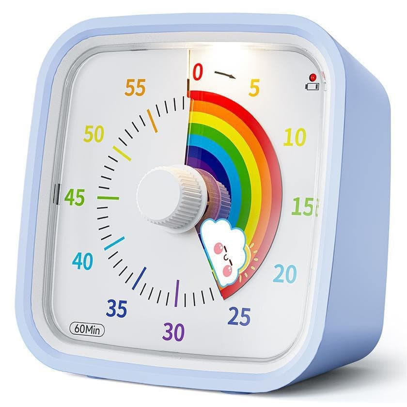 Lollanda 60-minuten-visualtimer Für Klassenzimmer Und Kinder, Cartoon-design, Einstellbare Lautstärke