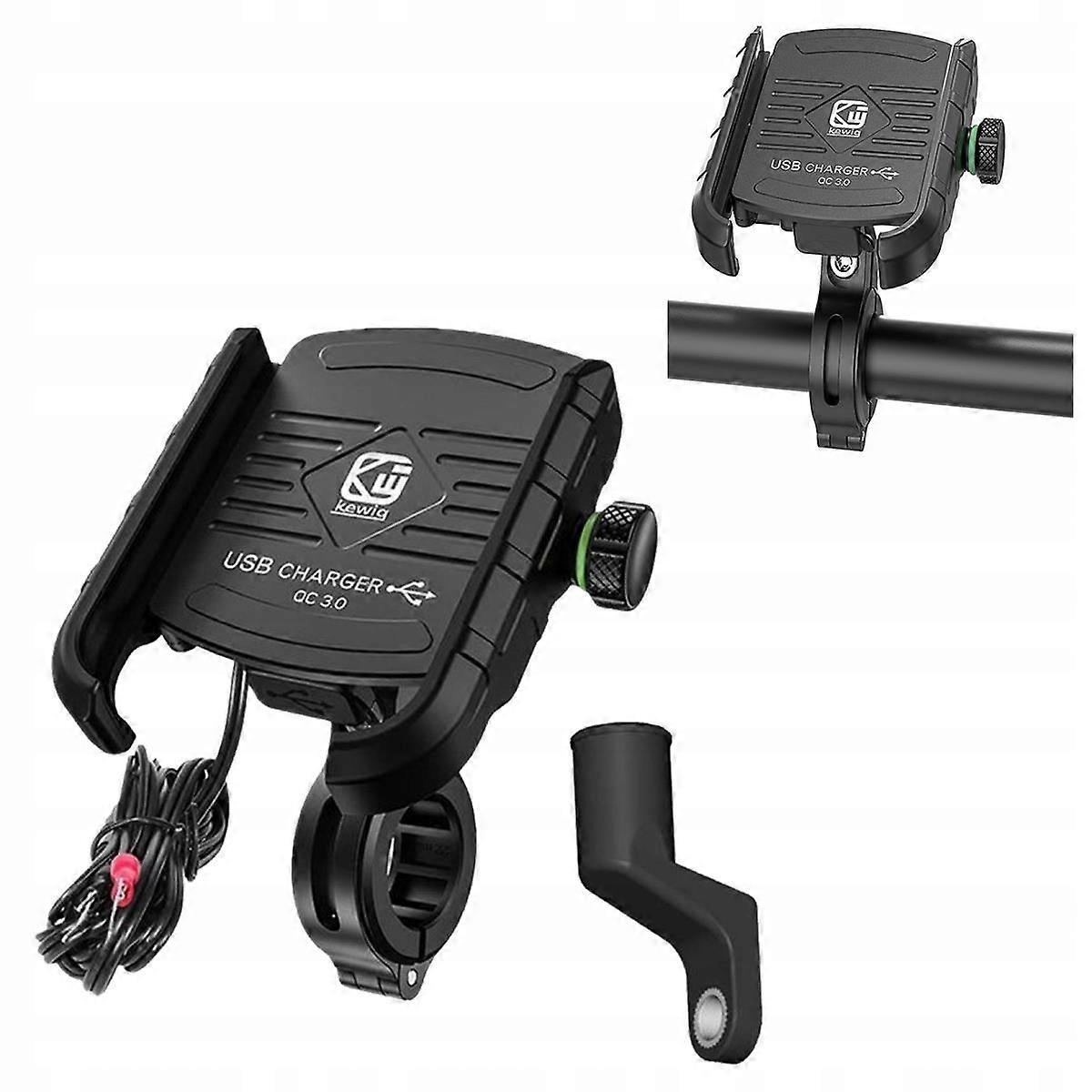 Kewig Motorrad-handyhalterung Mit Qc 3.0-ladegerät