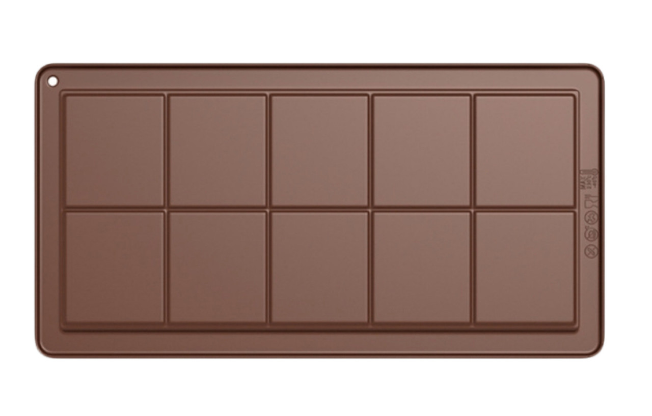Diese Schokoladenform Ist Tief, Bpa-frei Und Braun Im Dubai-stil. Sie Eignet Sich Für Energieriegel, Schokoladen-nuss-stückchen Und Aromatisiertes Fondant.