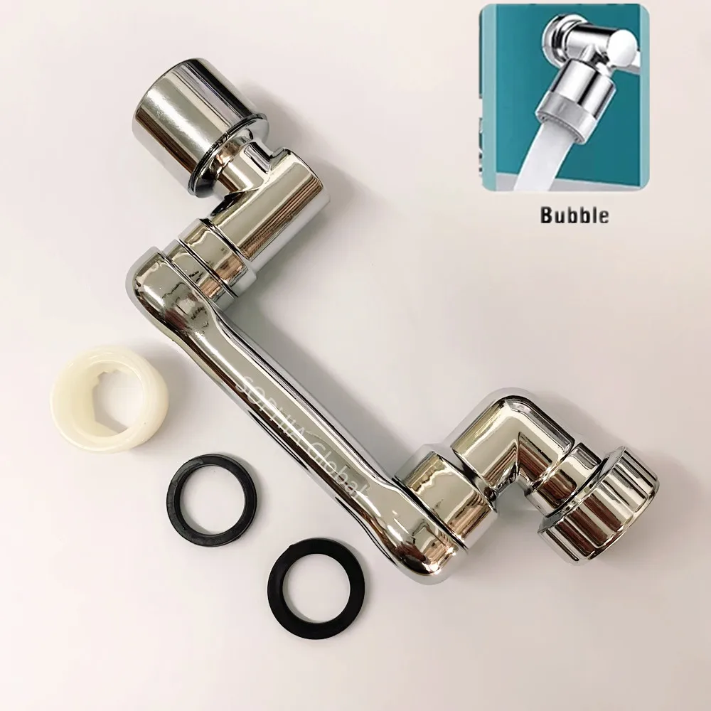 Neue Universelle, Um 1080° Drehbare Handbrause Für Spültischarmaturen, Verlängerung, Spritzfreie Sprudeldüsen, 22/24-adapter Für Küchenarmaturen, 1080°-drehung.