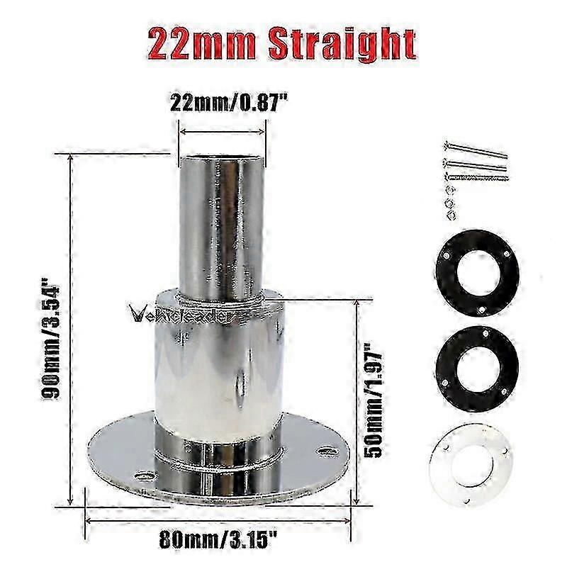 22/24 Mm Edelstahl-durchgangsrohr, Kompatibel Mit Booten Und Seetransportern