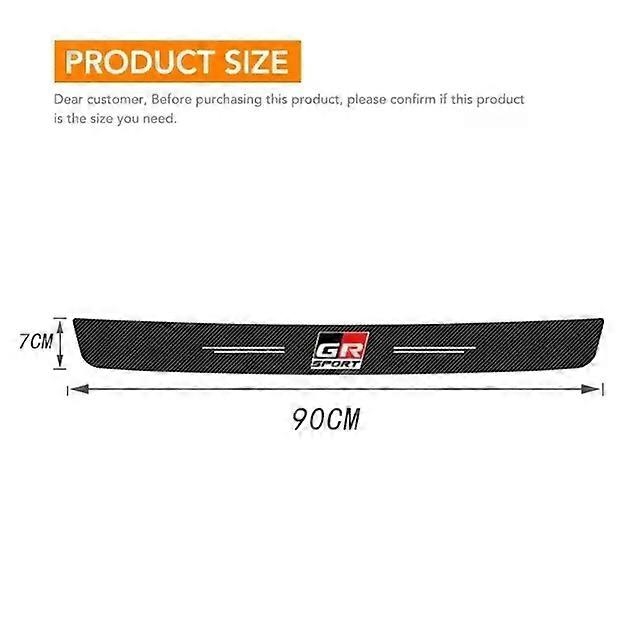 Schutzleiste, Kompatibel Mit Der Heckklappenstoßstange Der Toyota Modelle Gr Sport, Gazoo Racing, Corolla, Camry, Rav4, Aqua, Yaris Und Chr, Schwellerschutz