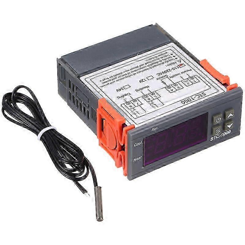 Digitaler Temperaturregler Stc-1000, Celsius-thermostat Für Heizung Und Kühlung, Mit Sonde, 110–220 V Ac/sy
