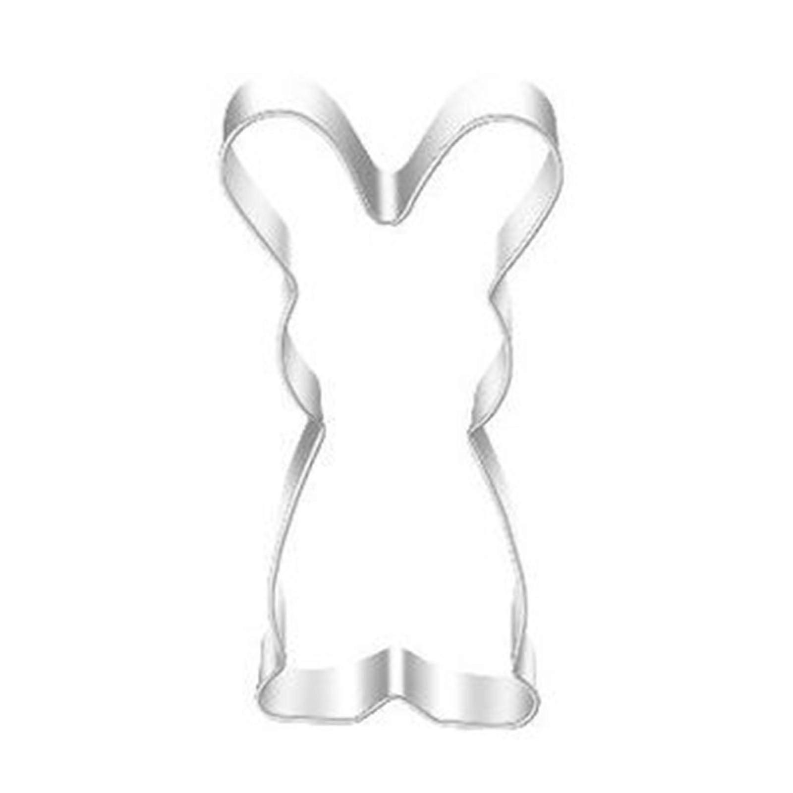 Kuchenform Aus Edelstahl In Form Eines Osterhasen Und Einer Karotte, Mit Harzeinsatz, Spülmaschinenfest Und Ideal Zum Backen Von Ostereiern.