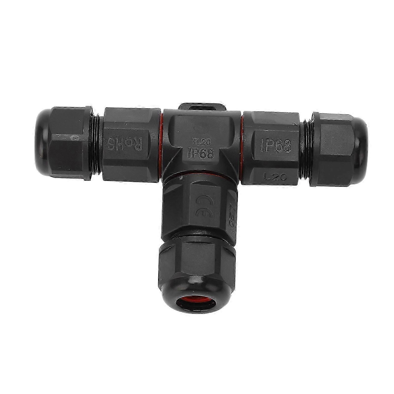 3-wege-kabelverbinder 380 V 25 A Ip68 Wasserdichter Crimp-typ, Kompatibel Mit 612 Mm² Kabeln, Geeignet Für Anwendungen In Der Schifffahrt Und Luftfahrt (2 Pole).