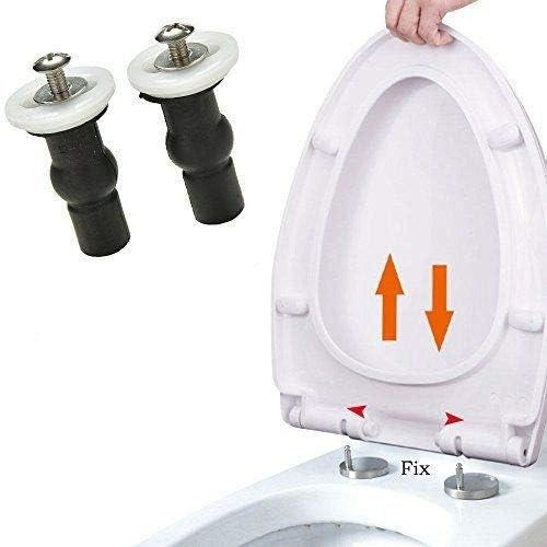 Befestigungsschrauben Für Bodenmontierte Toiletten: Flecken- Und Korrosionsbeständig Und Einfach Zu Montieren. (toilettensitz Nicht Im Lieferumfang Enthalten)