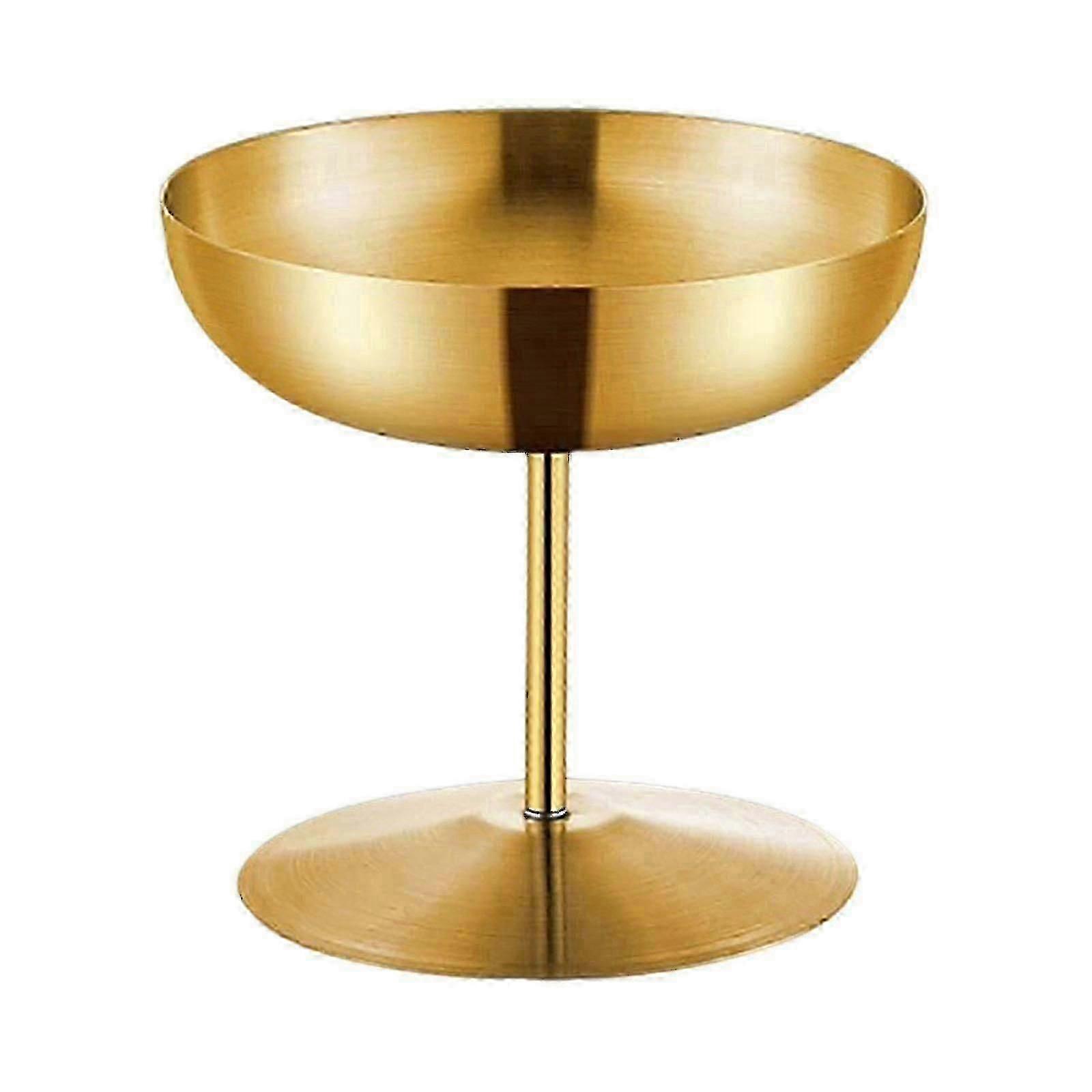 Schale Aus Glas Und Edelstahl, Ideal Zum Servieren Von Eisbechern Oder Desserts Elegante Servierschale, Joghurtbecher, Dessertschale. Geeignet Für Partys Und Hochzeiten.