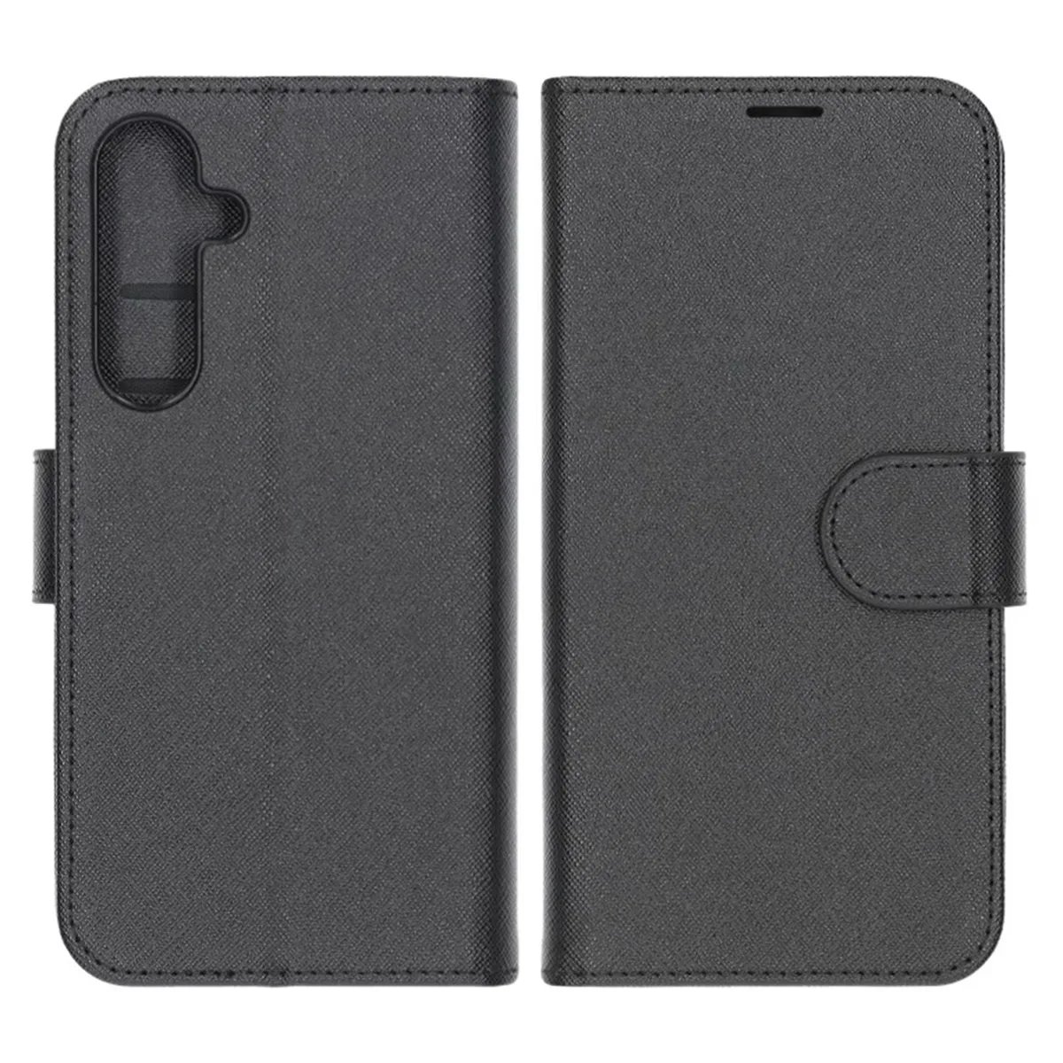 Schwarze Brieftaschenhülle Mit Ständer Für Samsung Galaxy A05s