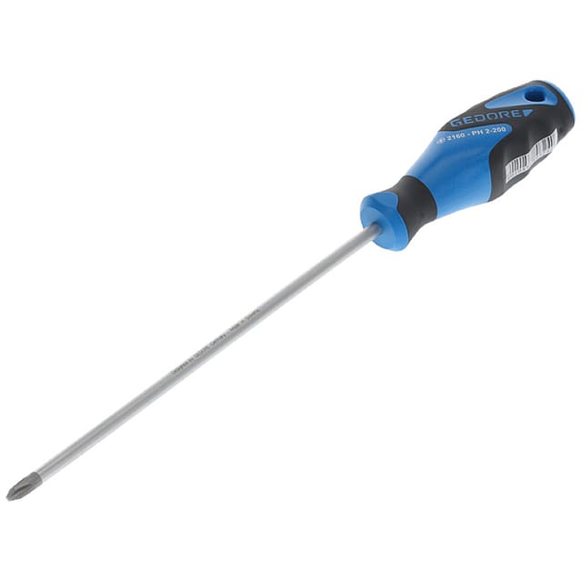 Schraubendreher Kreuzschlitz PH2, 3K-Griff, Länge 310mm, 2160 PH 2-200, Stahl