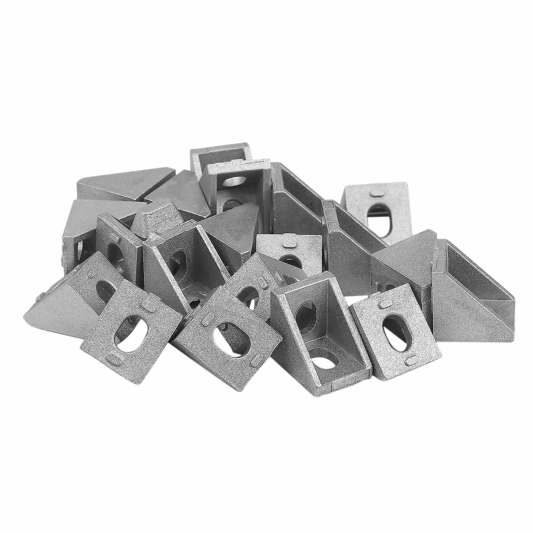 20-teiliges Eckverbinder-set 2020, 20 X 20 Mm Aluminium-winkelverbinder, Verbindungselemente, Befestigungselemente, Verwendung 2020, Industrie