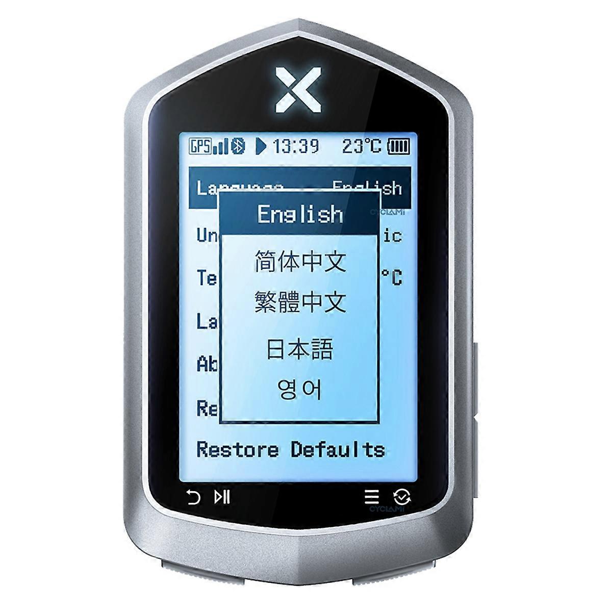Xoss Nav Plus Nav+ Kabelloser Gps-fahrradcomputer Mit Geschwindigkeits- Und Kilometerzähler
