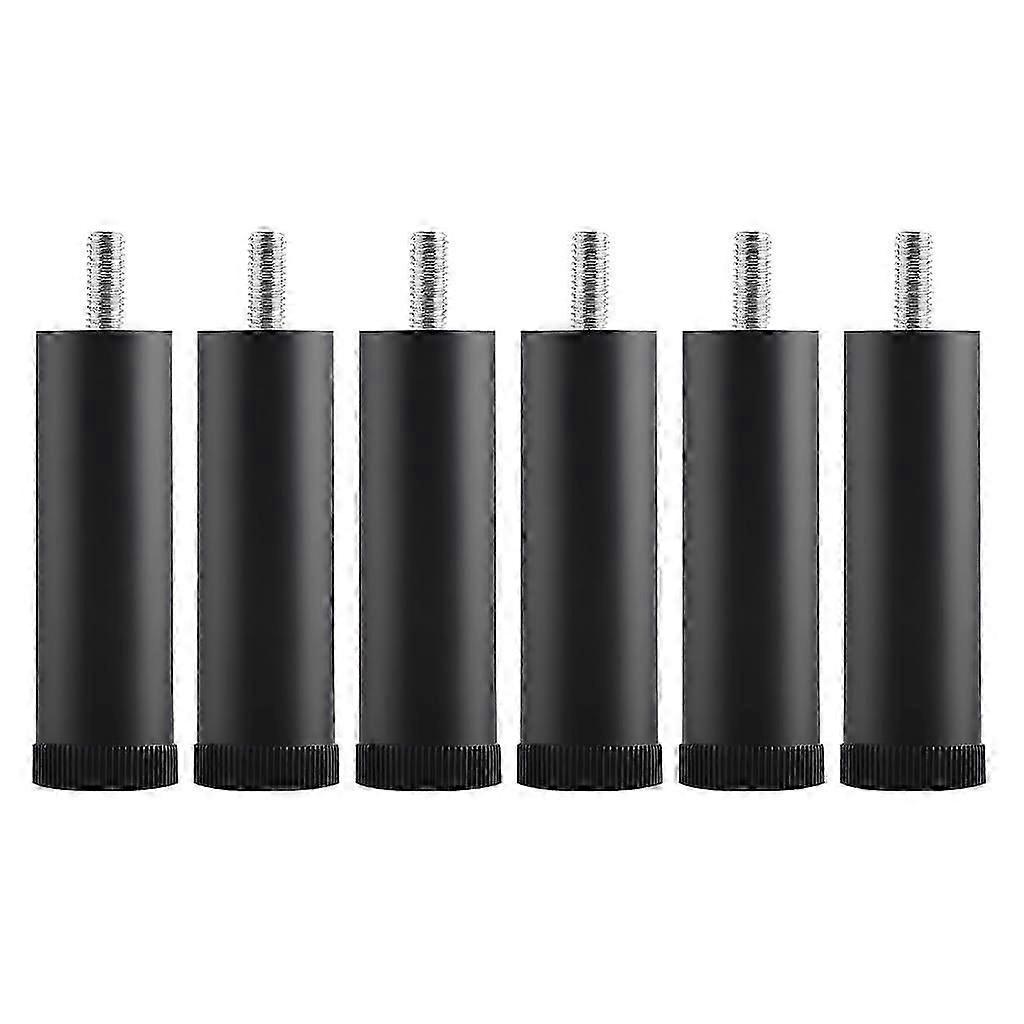 Set Mit 6 Verstellbaren Bettbeinen Von 8,6 Cm (3,4 Zoll), Stabile Möbelbeine Mit Rutschfester Unterseite, Kompatibel Mit Betten, Sofas Und Sesseln.