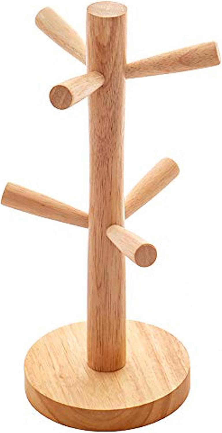 Holzbecher, Hölzerner Tassenhalter, Tischbecherständer, Hölzerne Becheraufbewahrung
