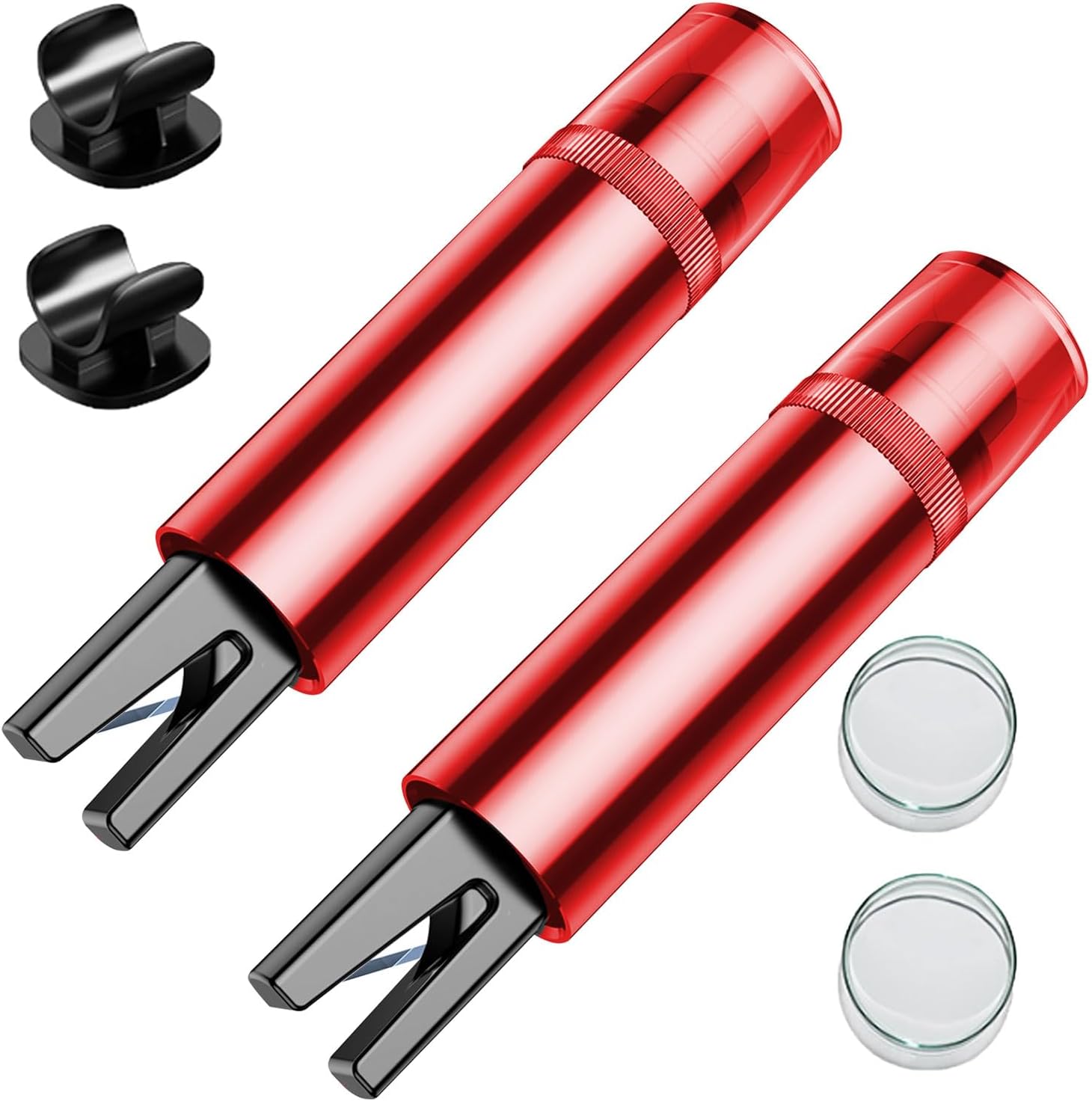 Autohammer, Autofensterhammer Mit Sicherheitsgurt, Notfallfensterhammer, Schnellfensterschneider Und Evakuierungshammer (rot)