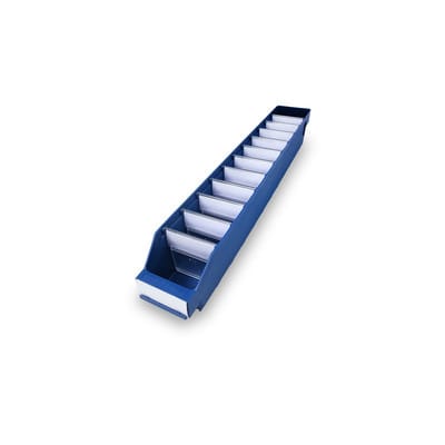 Kleinteilekasten 600 x 90 x 95mm blau