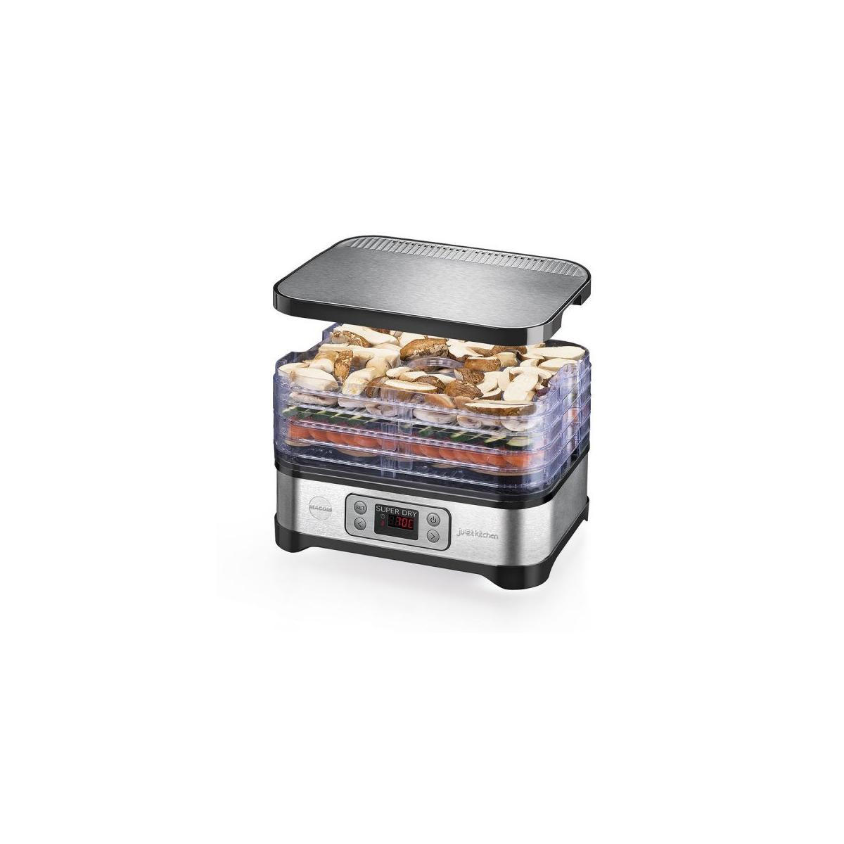 Macom Superdry Schwarz, Edelstahl 450 W