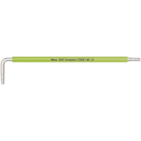 3967 SXL HF TORX Winkelschlüssel Multicolour mit Haltefunktion, lang, Edelstahl, TX 10 x 112 mm