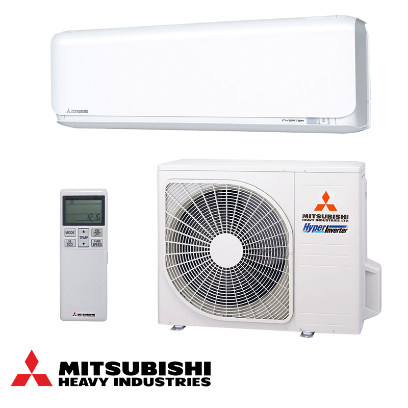 Mitsubishi Heavy Industries Srk25zsx-wf + Src25zsx-w Inverter-klimaanlage – 9,000 Btu, Wi-fi, A+++