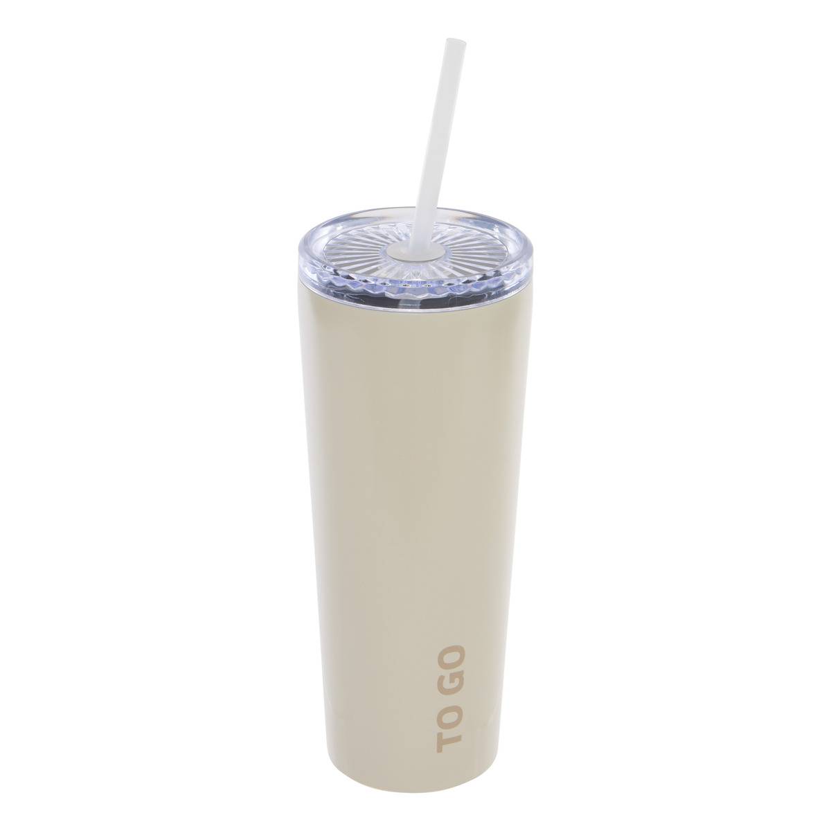 Runder Becher, 0,7 L, Beige - 5five