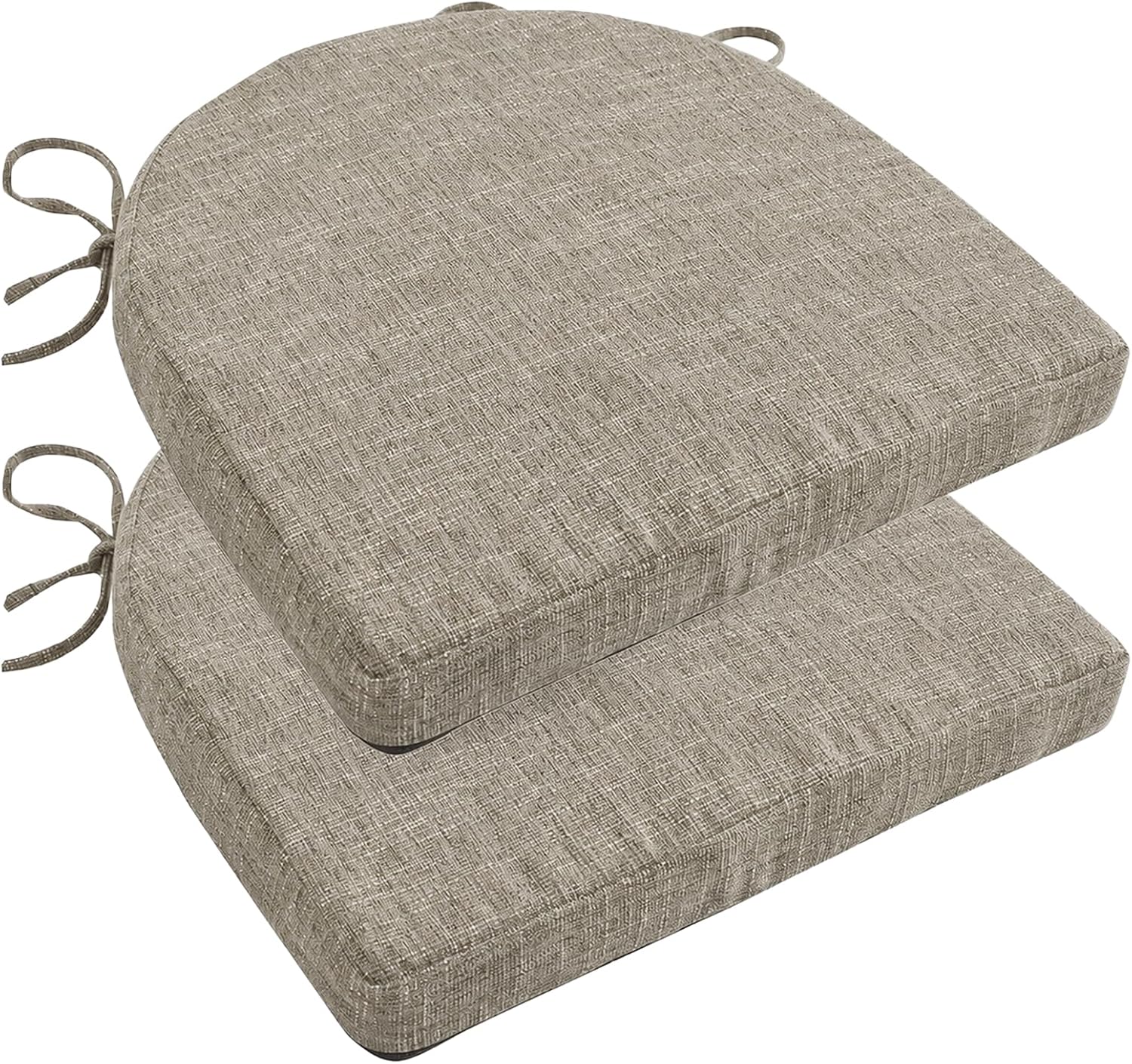 2er Set Sitzkissen Outdoor, Wasserdicht Stuhlkissen Sitzpolster 40x40cm