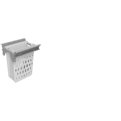 Badezimmer-Wäschekorbauszug, KB450mm, InnoTech Pull Laundry, 9233565,silber