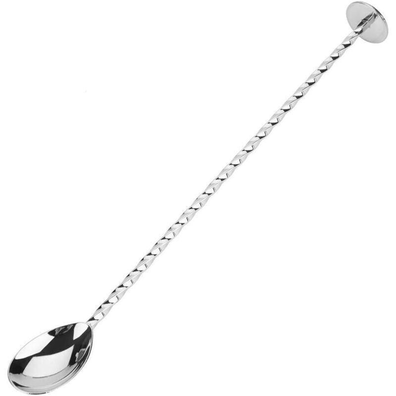 Cocktaillöffel, Kaffeelöffel, Edelstahl Mit Langem Griff Für Bar Und Café, Gedrehter Barlöffel