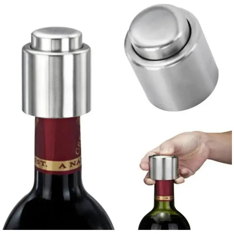 Stück Edelstahl-leerflaschenverschluss Für Rotwein, Flaschenverschluss, Frischhaltekappe, Barzubehör, Küchenaccessoire, Groß